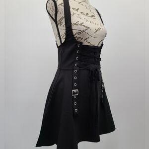 Social Collision Lace Up Skirtall/Jumper